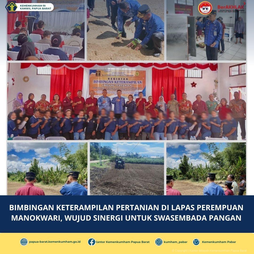 KANWIL KEMENKUMHAM PABAR ISI JUMAT SEHAT DENGAN SENAM PAGI BERSAMA