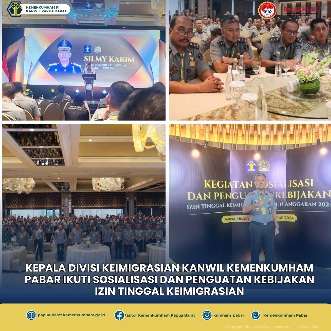 KANWIL KEMENKUMHAM PABAR ISI JUMAT SEHAT DENGAN SENAM PAGI BERSAMA