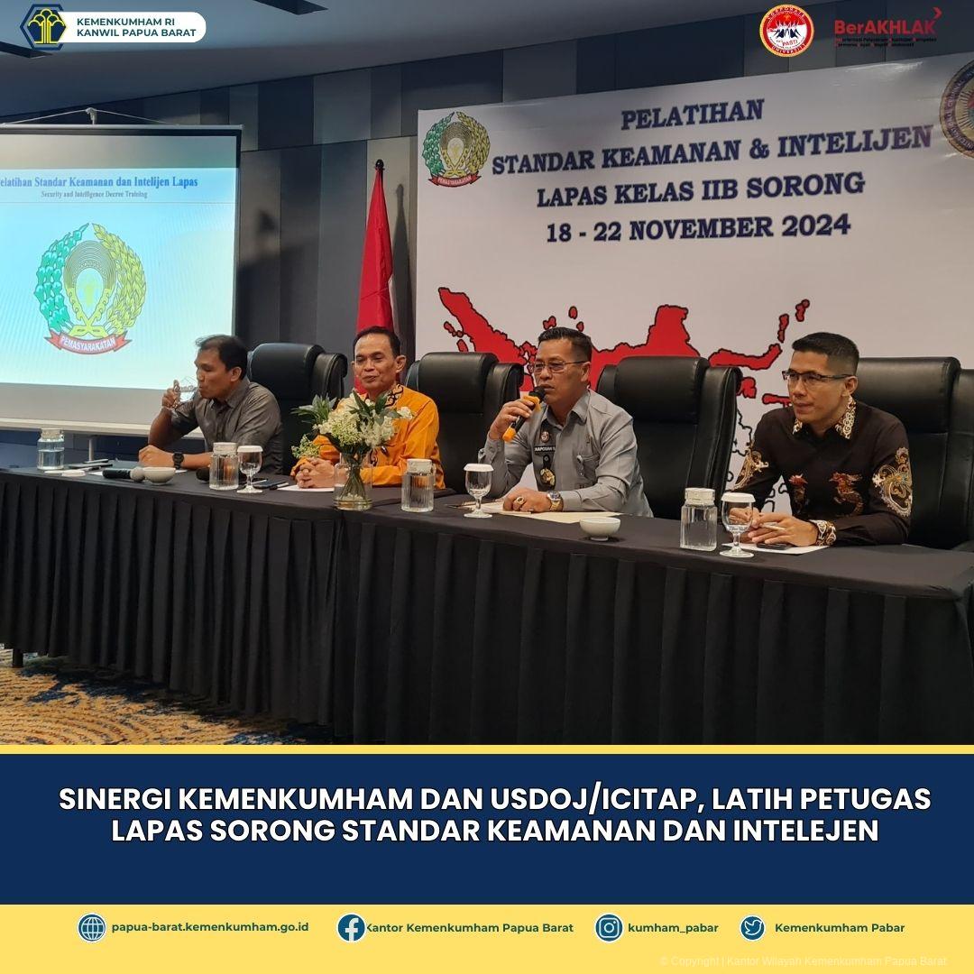 KANWIL KEMENKUMHAM PABAR ISI JUMAT SEHAT DENGAN SENAM PAGI BERSAMA