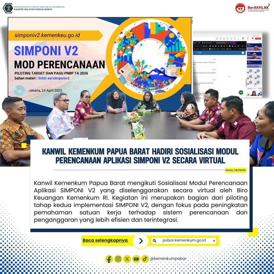 SOSIALISASI MODUL SIMPONI V2