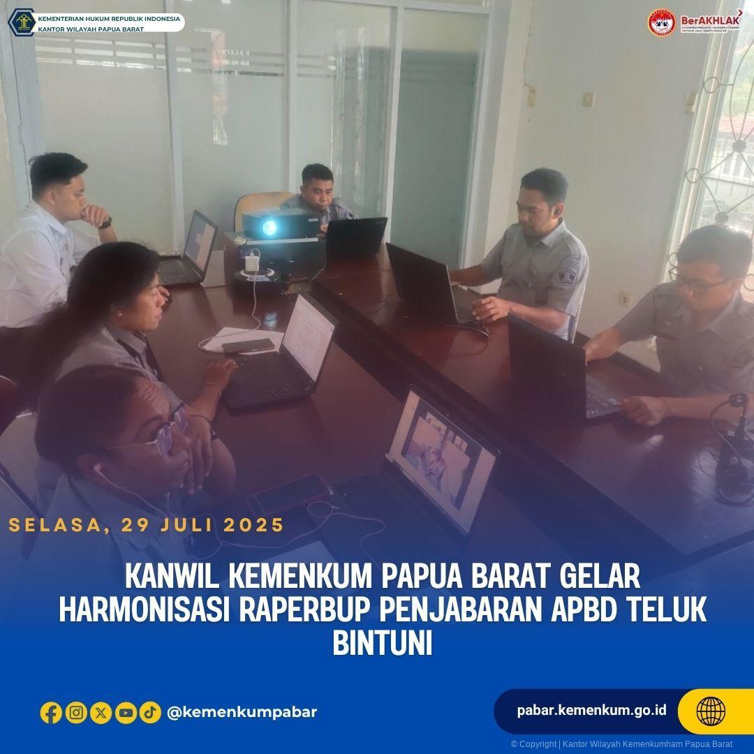RAPERBUP PENJABARAN APBD TELUK BINTUNI
