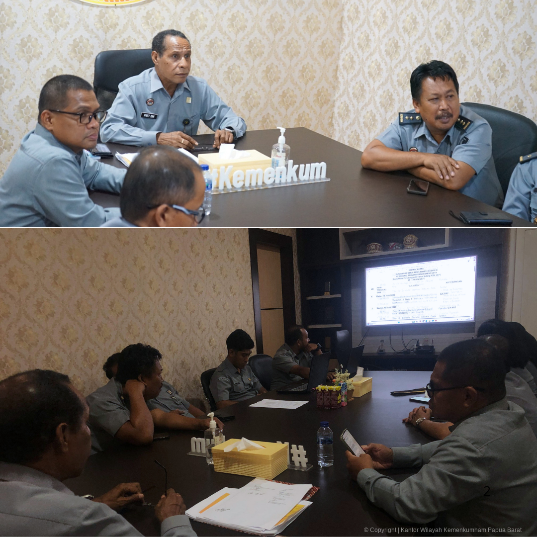 KUNJUNGAN KERJA RESES KOMISI XIII DPR RI KANWIL KEMENKUM PABAR GELAR RAPAT PERSIAPAN 1