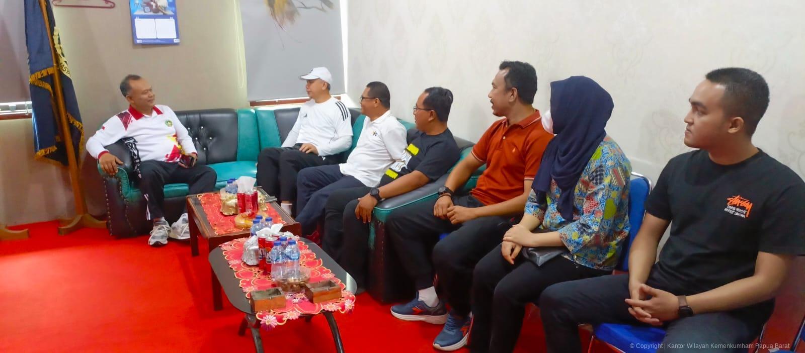 Koordinasi di Lapas Kelas IIB Manokwari Kanwil Kemenkum Pabar Gali Potensi KI WBP1