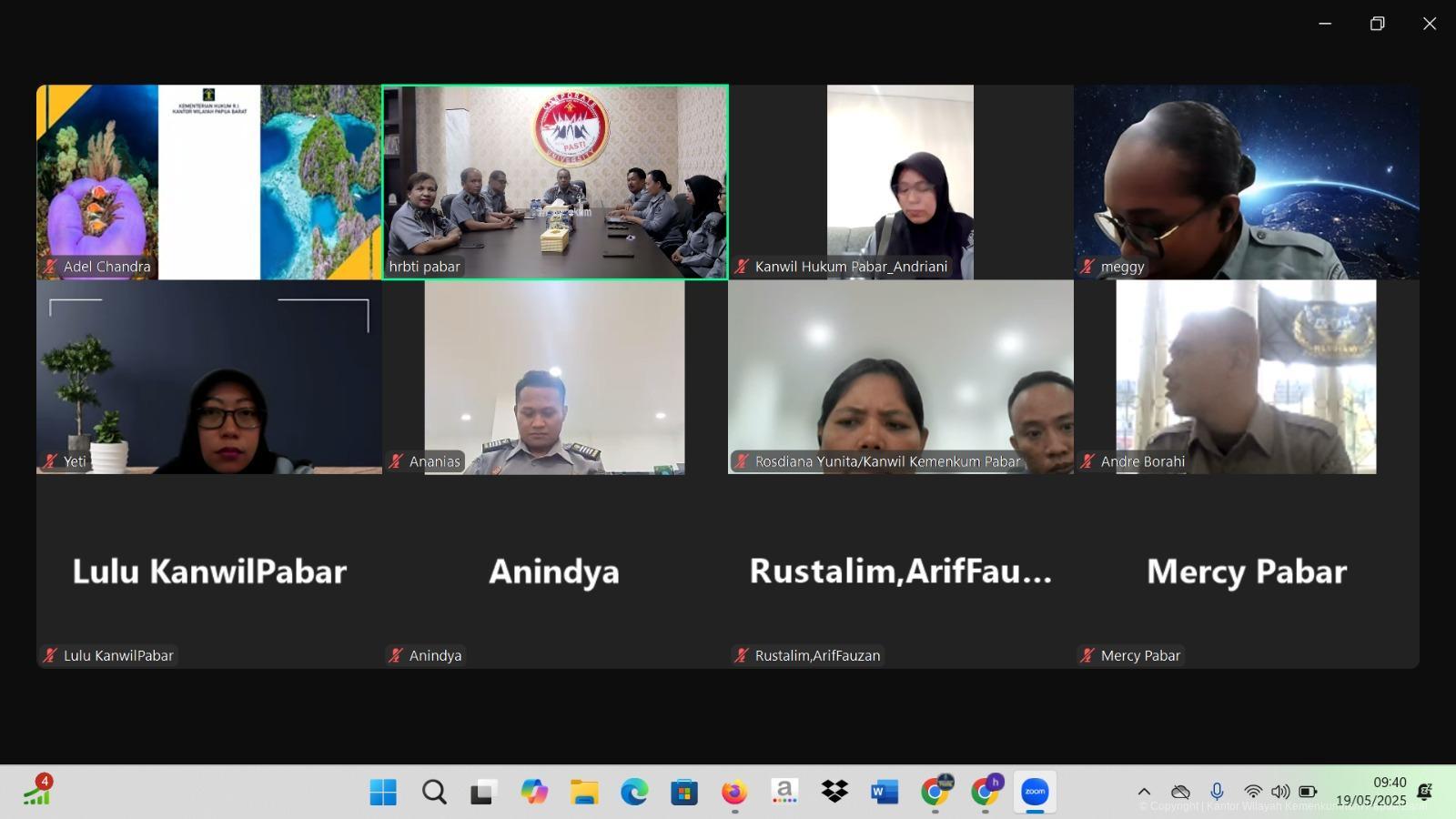 Rapat Kinerja ZI 190525 2