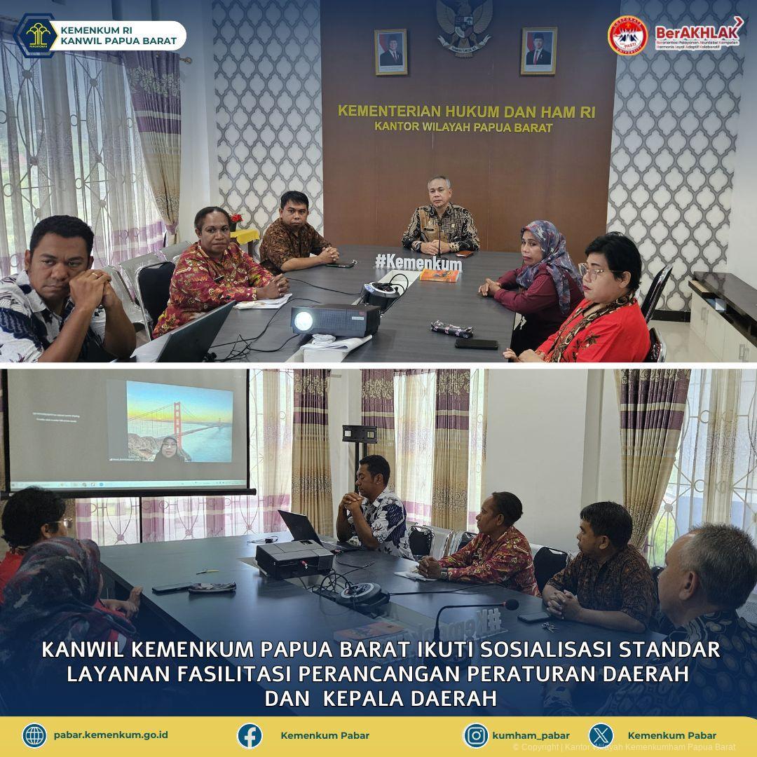 SOSIALISASI STANDAR LAYANAN FASILITASI PERANCANGAN PERATURAN DAERAH