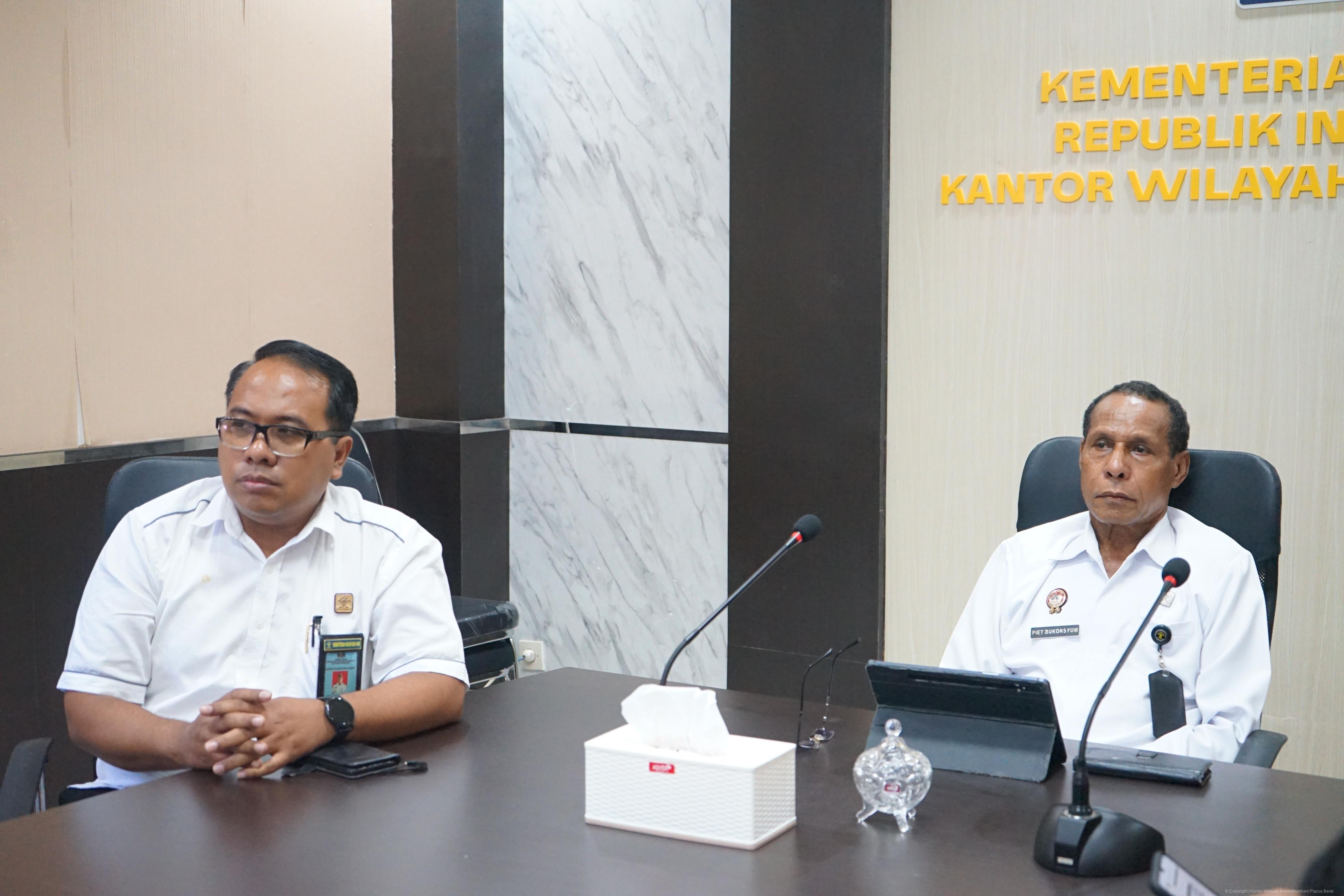 Kanwil Kemenkum Pabar Ikut Reviu Kepatuhan LHK 2024 dan Persiapan Pelaporan 2025 Melalui Aplikasi Seraya