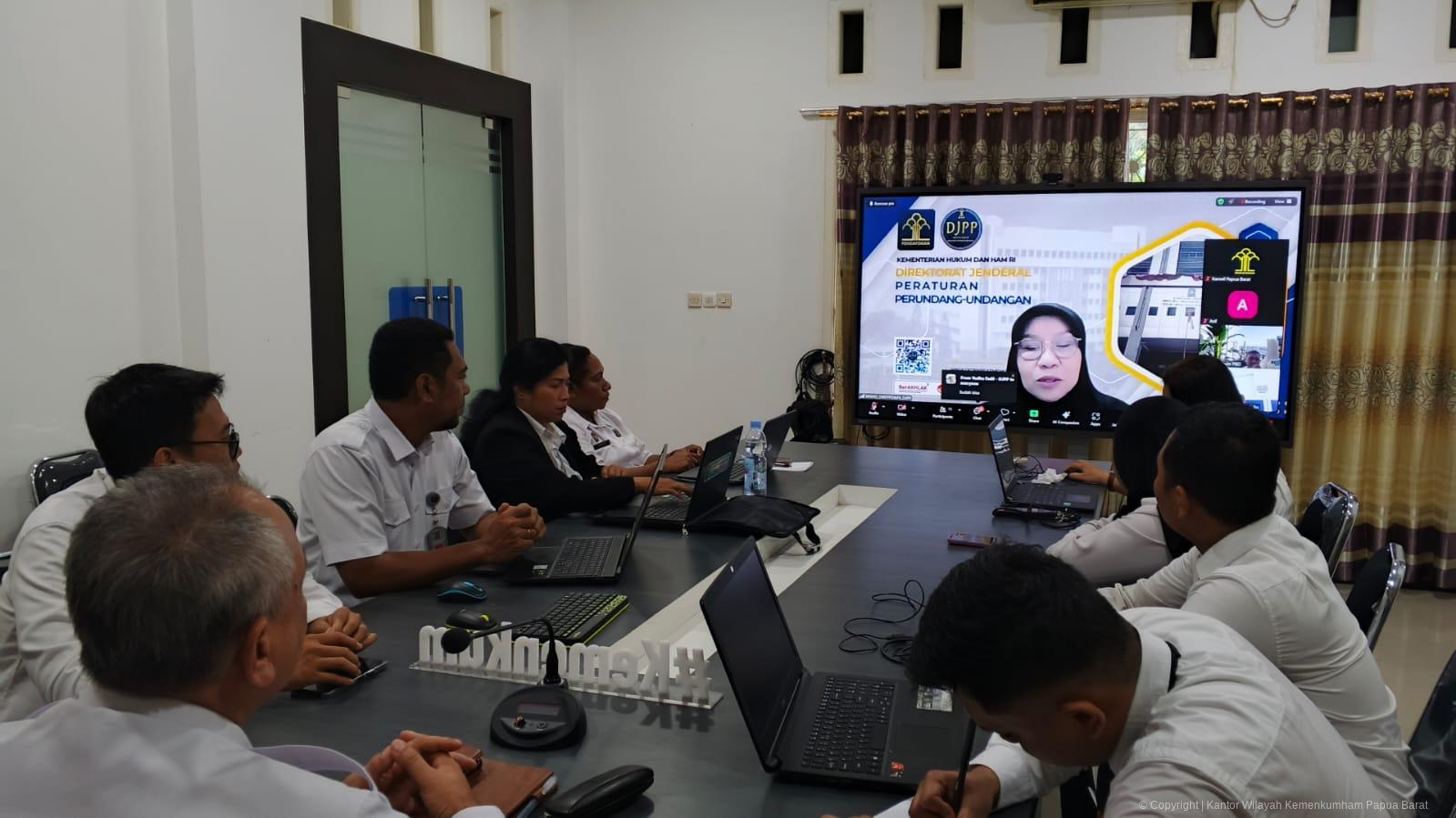 Pemutakhiran Data Perancang Kini Berbasis Online Kanwil Kemenkum Pabar Dapat Pendampingan1